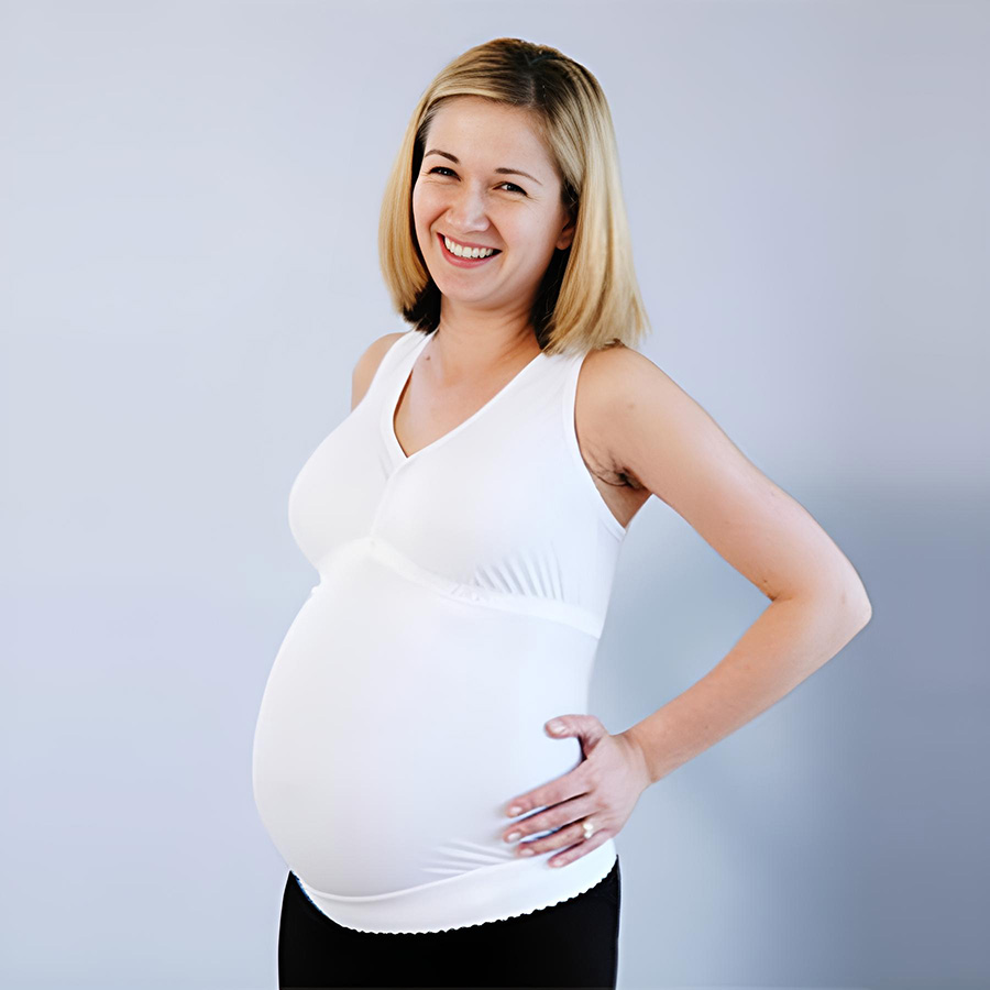 The BellyBra for Maternity Back Pain Support helps relief from pain