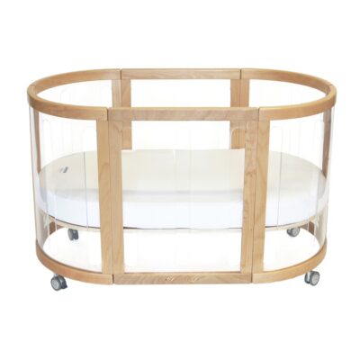 kaylula sova clear cot in beech