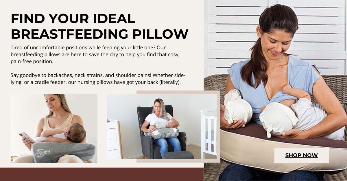 find your ideal breastfeeding pillow to use with the 10 comfy breastfeeding positions to try