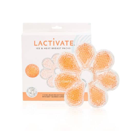 lactivate ice heat breast pack with packaging