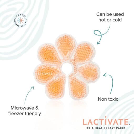 lactivate ice heat breast packs non toxic benefits